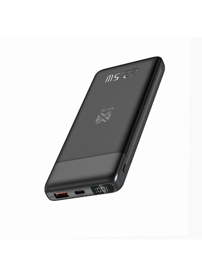 MYX PowerCore 10,000mAh Power Bank | 22.5W USB-A & 20W PD Fast Charging | Digital Display | Safety Protections (MPB541) - Image 3